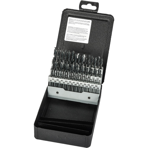 Stub Length Drill Bit Set, 60 Pieces, High Speed Steel Distribution Jean Lapalme