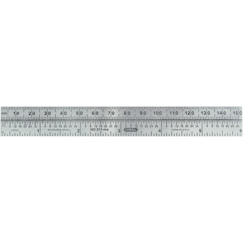 R&egrave;gle flexible de pr&eacute;cision &eacute;conomique, 6" lo, Acier Distribution Jean Lapalme