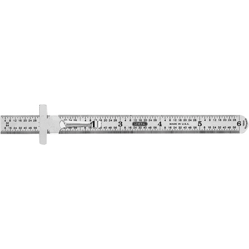 R&egrave;gle de pr&eacute;cision flexible de calibre industriel, 6" lo, Acier Distribution Jean Lapalme