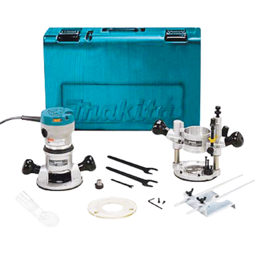 Heavy-Duty 2 1/4 HP Variable Speed Plunge Router Kit Distribution Jean Lapalme