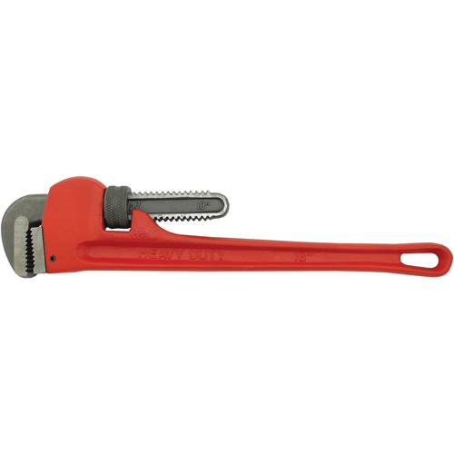 Pipe Wrench, 2-1/2" Jaw Capacity, 18" Long, Powder Coated Finish, None Handle Distribution Jean Lapalme