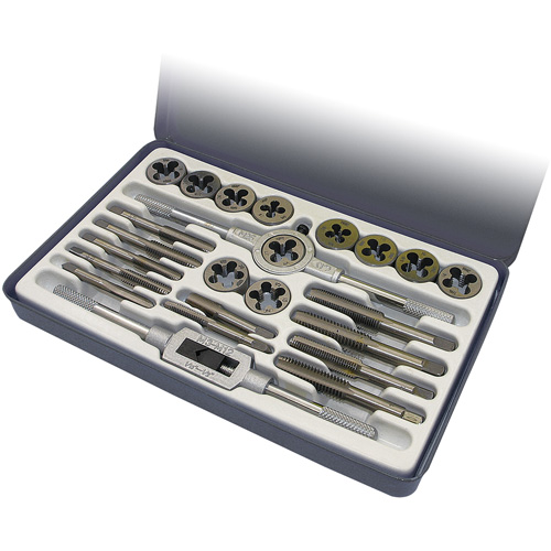 SAE Alloy Tap and Die Set, 24 Pieces Distribution Jean Lapalme