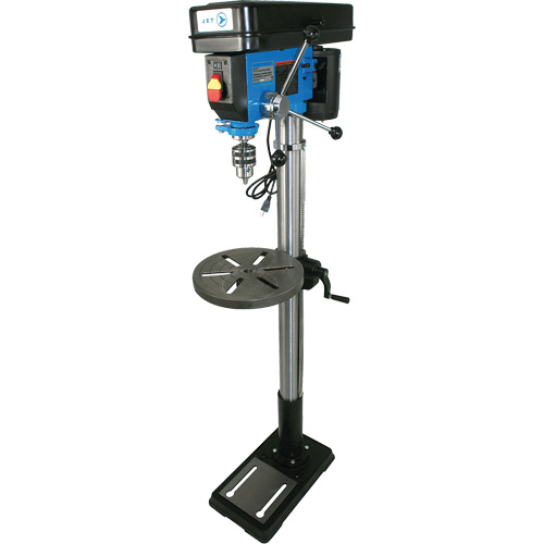 JDP-13F Perceuse &agrave; colonne &agrave; montage sur le plancher, 13-1/4", Mandrin 5/8", 3000 tr/min Distribution Jean Lapalme