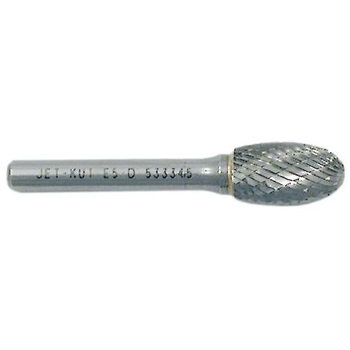 Fraise rotative de forme ovale, 1/2" dia., 1/4" Tige, 7/8" Prof. de la coupe Distribution Jean Lapalme