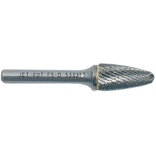 Fraise arboriforme avec extr&eacute;mit&eacute; arrondie F1-D JET-KUT, 1/4" dia., 5/8" profondeur de la coupe Distribution Jean Lapalme