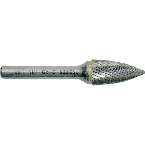 G3-D JET-KUT&reg; Tree Shape Burr with Pointed End, 3/8" Dia., 1/4" Shank, 3/4" Depth of Cut Distribution Jean Lapalme