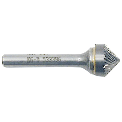 Cone Point Burr, 1/2" Dia., 1/4" Shank, 1/4" Depth of Cut Distribution Jean Lapalme