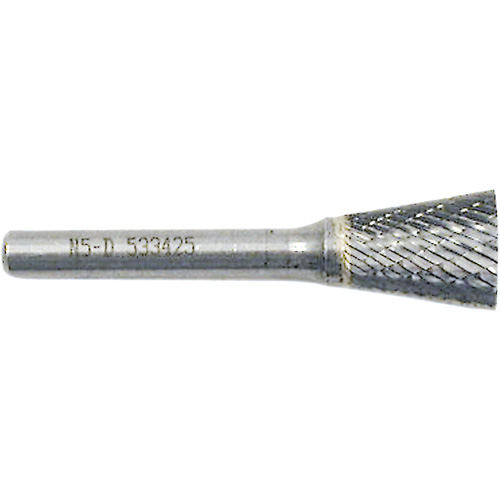 Inverted Cone Shape Burr, 3/8" Dia., 1/4" Shank, 3/8" Depth of Cut Distribution Jean Lapalme