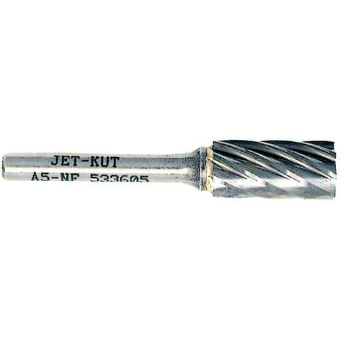 Fraise cylindrique pour aluminium/mat&eacute;riaux non ferreux A5-NF JET-KUT, 1/2" Dia., 1/4" Tige Distribution Jean Lapalme