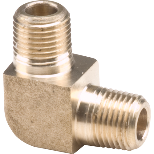 Coudes de tuyau 90° m&acirc;le, 1/4" x 1/8" dia., Laiton Distribution Jean Lapalme