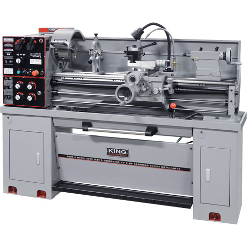 Gearhead Metal Lathes- With Taper Attachment, 75" L x 32" W x 53" H Distribution Jean Lapalme