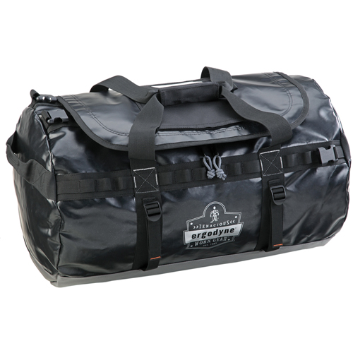 Water Resistant Duffel Bags, Vinyl, 1 Pockets, Black Distribution Jean Lapalme