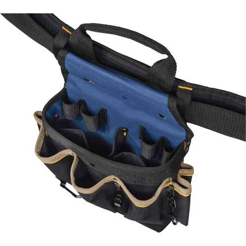 Combin&eacute;s de ceinture &agrave; outils &agrave; 20 pochettes, Polyester, Noir Distribution Jean Lapalme