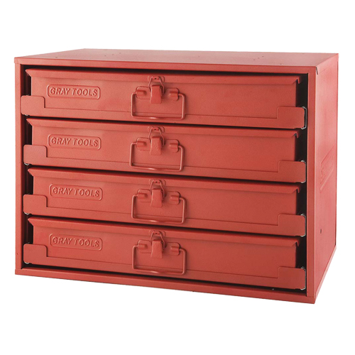 Compartment Rack With 4 Compartment Boxes, 4 Slots, 20-1/2" W x 12-1/2" D x 14-5/8" H, Red Distribution Jean Lapalme