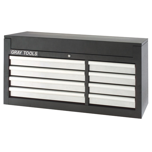 Coffre sup&eacute;rieur - 8 tiroirs, 53-3/8" la, 8 tiroirs, Noir Distribution Jean Lapalme