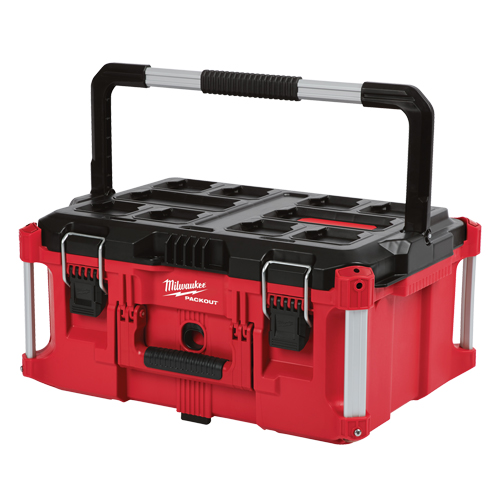 Packout Large Tool box, 22" x 16" x 11", Black/Red Distribution Jean Lapalme