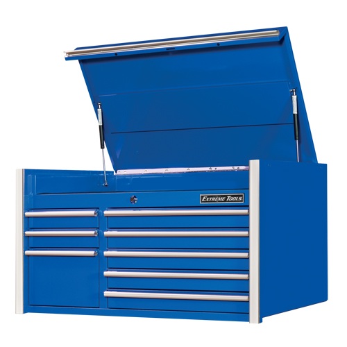 RX Series Tool Chest, 41" W, 8 Drawers, Blue Distribution Jean Lapalme
