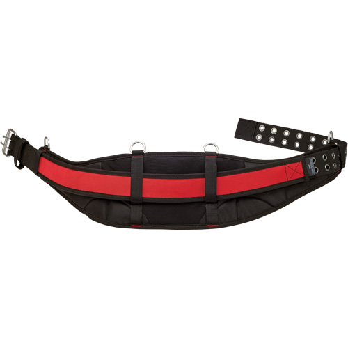 Ceinture de travail matelass&eacute;e, Nylon, Noir/Rouge Distribution Jean Lapalme