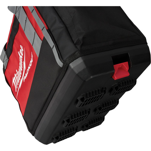 Sacs &agrave; outils Packout, Nylon balistique, 2 pochettes, Noir/Rouge Distribution Jean Lapalme