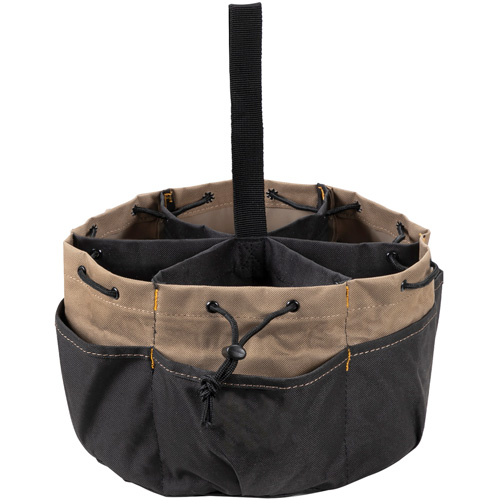 Sac &agrave; outils BUCKETBAG, Polyester, 18 pochettes, Noir Distribution Jean Lapalme