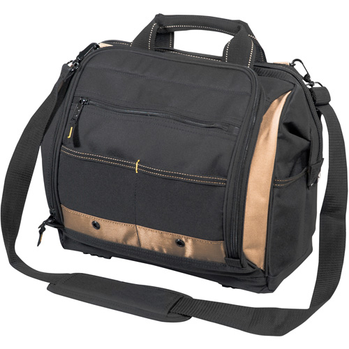 Porte-outils &agrave; compartiments multiples, Polyester, 33 pochettes, Noir Distribution Jean Lapalme
