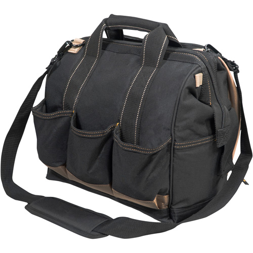Porte-outils &agrave; compartiments multiples, Polyester, 33 pochettes, Noir Distribution Jean Lapalme