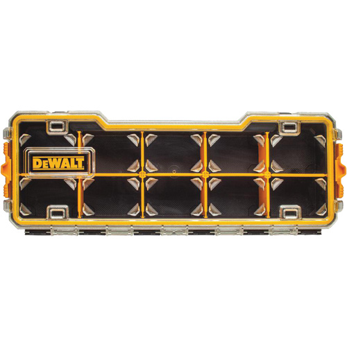 Compartment Pro Organizer, 6-5/8" W x 17-5/8" D x 2-7/8" H, Black/Yellow Distribution Jean Lapalme