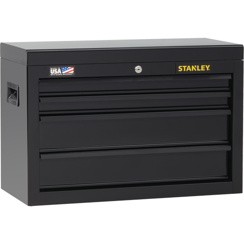 100 Series Tool Chest, 26" W, 4 Drawers, Black Distribution Jean Lapalme
