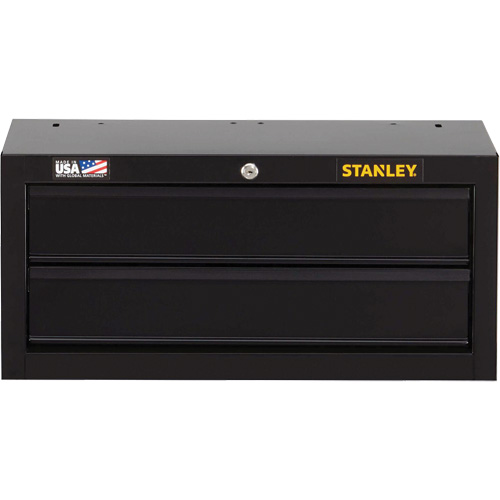 100 Series Middle Tool Chest, 26" W, 2 Drawers, Black Distribution Jean Lapalme