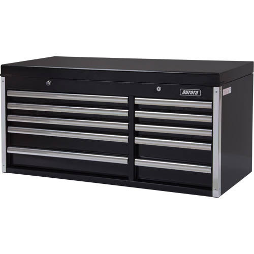 Coffre &agrave; outils industriel, 41" la, 10 tiroirs, Noir Distribution Jean Lapalme