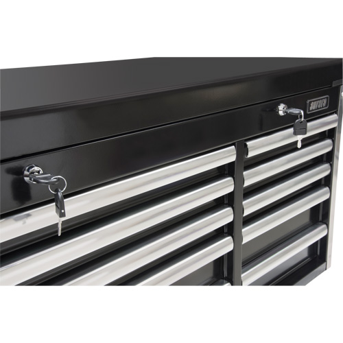 Coffre &agrave; outils industriel, 41" la, 10 tiroirs, Noir Distribution Jean Lapalme