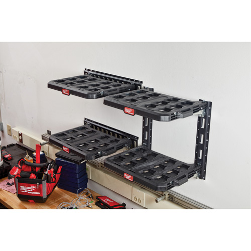 E-Track vertical pour tablettes de rayonnage Packout Distribution Jean Lapalme