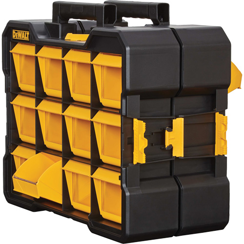 Organisateur Flip-Bin, 3-7/8" la x 17-3/4" p x 13-7/8" h, Noir/Jaune Distribution Jean Lapalme