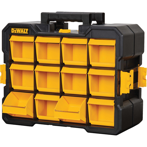 Organisateur Flip-Bin, 3-7/8" la x 17-3/4" p x 13-7/8" h, Noir/Jaune Distribution Jean Lapalme