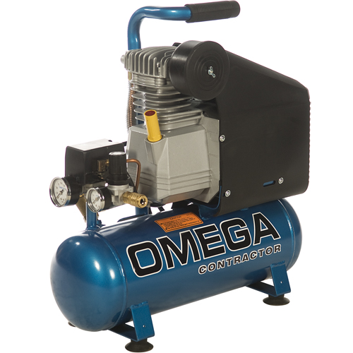 Portable Contractor Series Compressors - Oil Lube, Direct Drive, Electric, 2.6 Gal. (3.2 US Gal), 125 PSI, 115/1 V Distribution Jean Lapalme