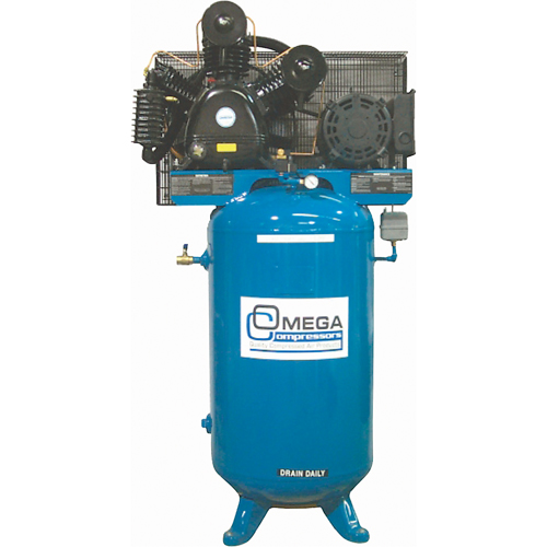 Industrial Series Air Compressors - Vertical Compressors - Two Stage, 66.6 Gal. (80 US Gal) Distribution Jean Lapalme