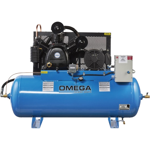 Industrial Series Air Compressors - Horizontal Compressors - Two Stage, 200 Gal. (240 US Gal) Distribution Jean Lapalme