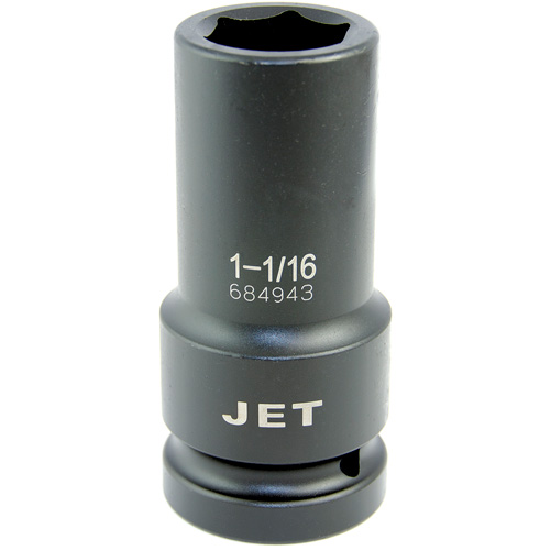 Extra-Thin Wall Socket, Impact, 1-1/16", 1" Drive, 6 Points, Deep Distribution Jean Lapalme