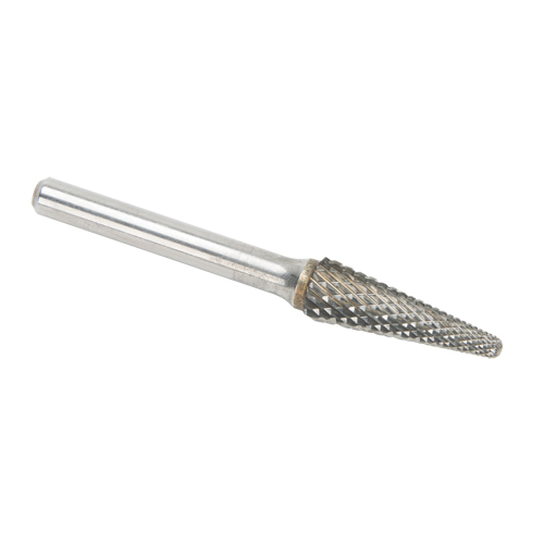 CLEVELAND Solid Carbide Burrs - Taper Shape Radius End 14°, 1/4" Shank Distribution Jean Lapalme