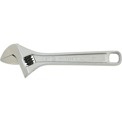 AWP-6 Super Heavy-Duty Professional Adjustable Wrench, 6" L, 15/16" Max Width, Chrome Distribution Jean Lapalme