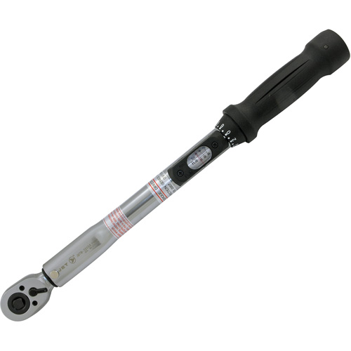Cl&eacute; dynamom&eacute;trique &agrave; t&ecirc;te fine pour usage intensif, &agrave; cliquer, Entraînement 3/8" carr&eacute;, 10 - 80 lb-pi Distribution Jean Lapalme