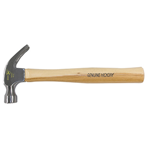 Hickory Handle Claw Hammer, 16 oz., Wood Handle, 13" L Distribution Jean Lapalme
