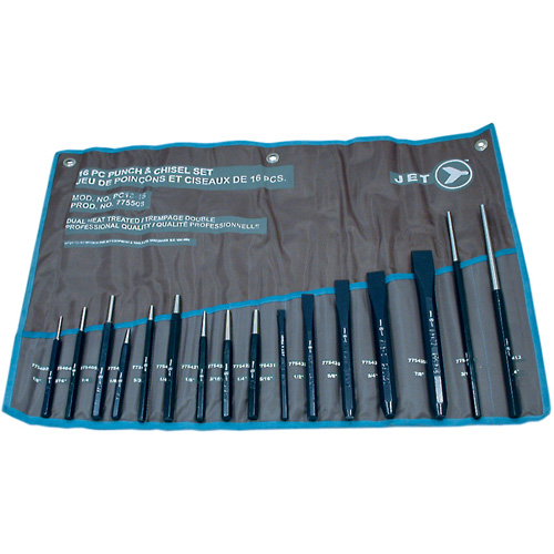 Jeu de poinçons et ciseaux PC16-1S, 16 morcea Distribution Jean Lapalme