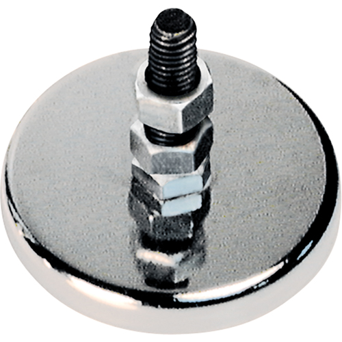 Aimants ronds &agrave; profil bas, dia. 2-1/32", Force de 13 lb Distribution Jean Lapalme