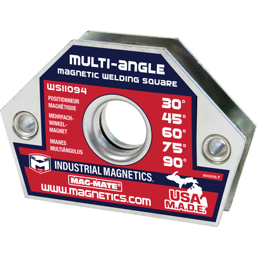 Magnetic Welding Squares, 4-3/8" L x 3/4" W x 3" H, 55 lbs. Distribution Jean Lapalme
