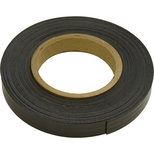 Bandes magn&eacute;tiques, 100' lo x 1" la, &eacute;paisseur 1/32", Force de 4 lb par pi lin. Distribution Jean Lapalme