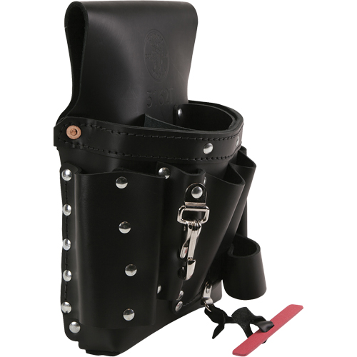 Extra-Capacity Tool Pouches, Multiple Tool Holder, Leather, 8 Pockets Distribution Jean Lapalme
