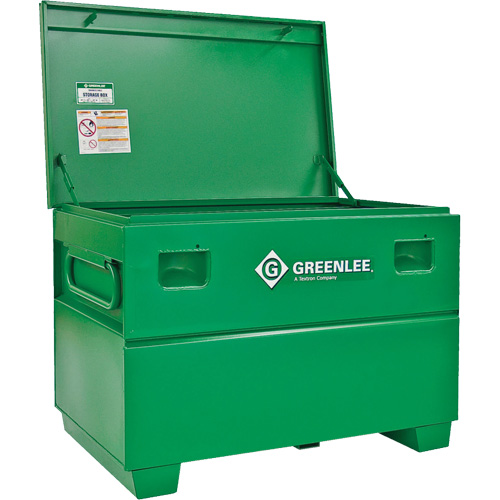 Coffre de chantier, 48" x 30" x 30", Acier, Vert Distribution Jean Lapalme