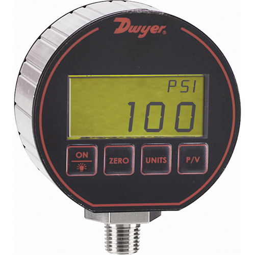 Pressure Gauge, 3" , 1000 psi, Bottom Mount, Digital Distribution Jean Lapalme