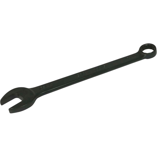 Cl&eacute; mixte &agrave; tige plate, 12 pans, 23 mm, Fini Oxyde noir Distribution Jean Lapalme